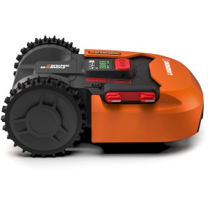 Robot rasaerba Worx Landroid S300, arancione e nero, per prati fino a 300 m².