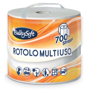 Rotolo di carta multiuso Bulky Soft, 700 strappi.