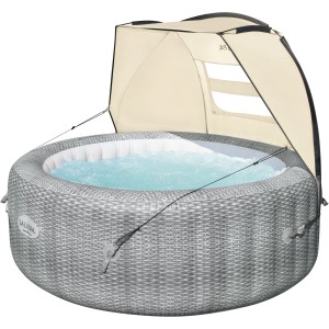 Bestway LAY-Z-SPA Parasole 183x94x109 cm per vasche idromassaggio, protegge da sole e insetti.