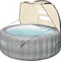 Bestway LAY-Z-SPA Parasole 183x94x109 cm per vasche idromassaggio, protegge da sole e insetti.
