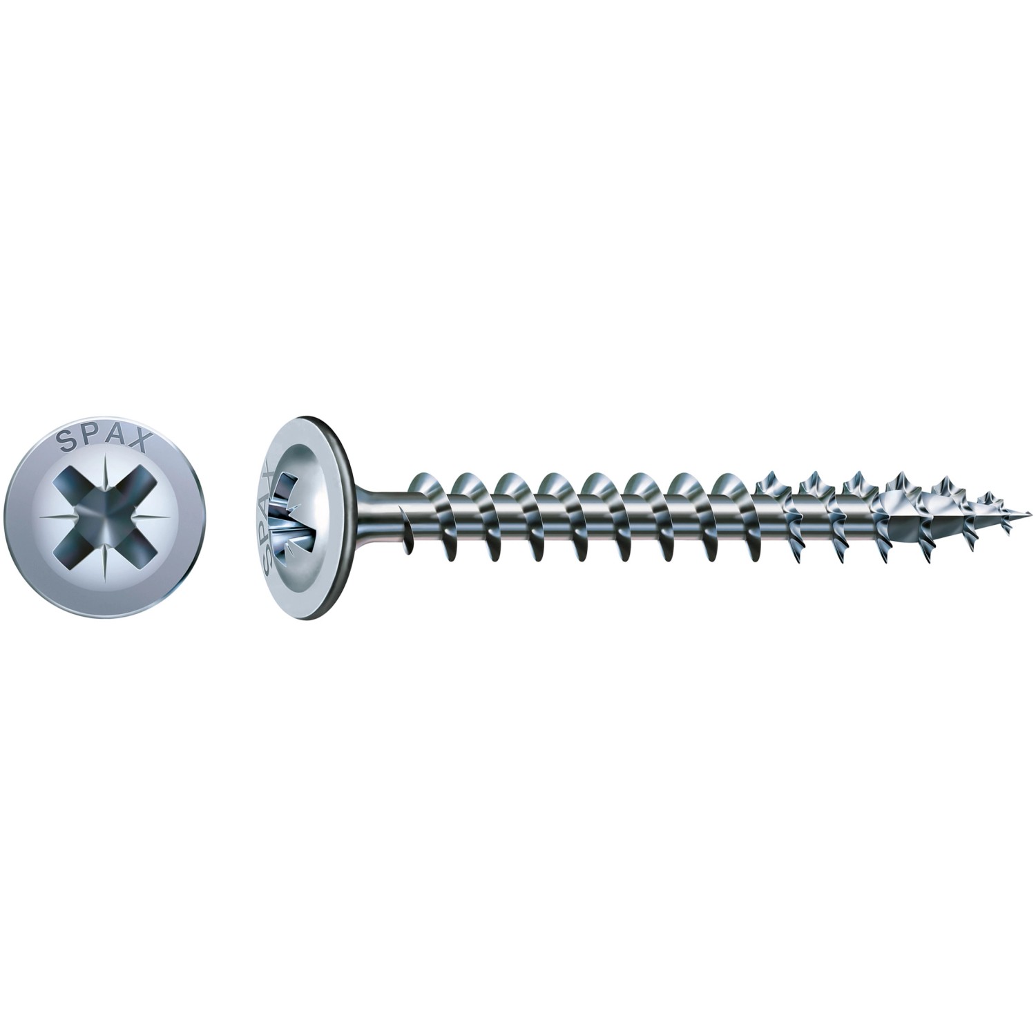 Vite per mobili Spax con testa a rondella, attacco T-Star plus, 3x20mm, 100 pezzi, per costruzione mobili.