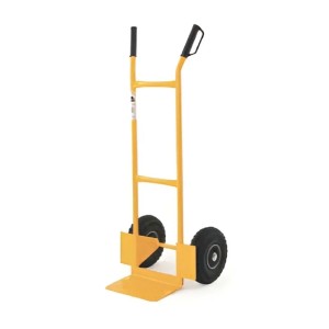 Remco Sackkarre TRHI020, giallo, tubolare in acciaio, portata 200 kg, con pneumatici.