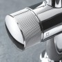 Dettaglio: Miscelatore monocomando Grohe Blue Pure BauCurve con finitura cromata.