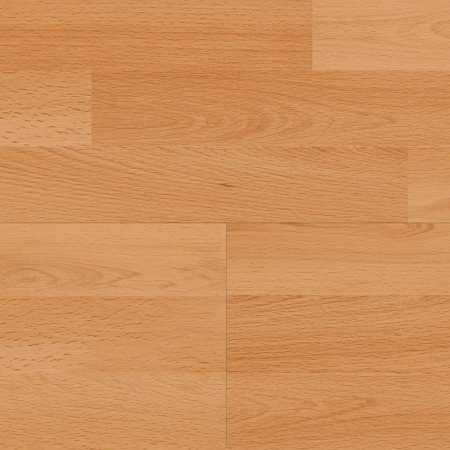 Listoni per pavimenti in laminato effetto faggio chiaro, spessore 6 mm, per spazi residenziali e commerciali.