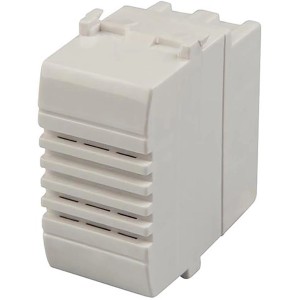 t.b.t. per serie di interruttori, copertura bianca con fessure di ventilazione.