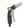 Pistola per irrigazione t.b.t. verde e nera per irrigazione giardino.