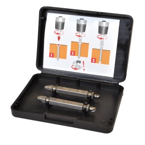 t.b.t. Set bit di avvitamento in scatola nera con istruzioni.