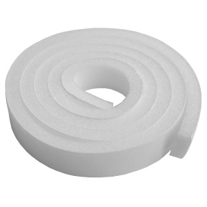 Nastro sigillante in schiuma Marley bianco arrotolato (1m) per sistemi di condotti piatti e tubi tondi.