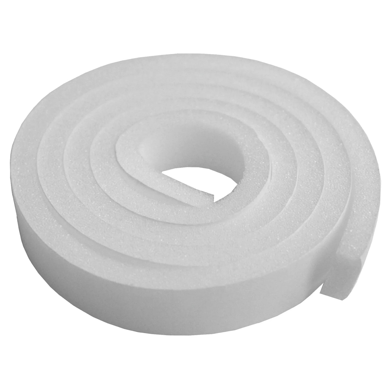 Nastro sigillante in schiuma Marley bianco arrotolato (1m) per sistemi di condotti piatti e tubi tondi.