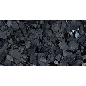 Ciottoli decorativi grigio scuro per giardino e paesaggistica.
