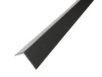Profilo Angolare In PVC - Nero, 1000x25x25mm, Per Fai Da Te, Riparazioni E Decorazioni