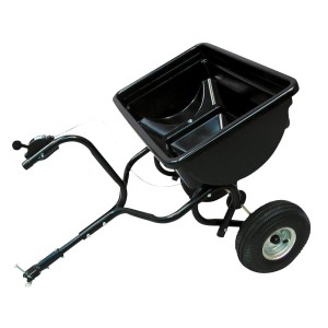 Spargitore trainato universale MTD, 39 kg, per trattorini. Per una facile semina e fertilizzazione.
