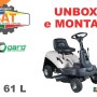 Tosaerba Rider TGTR 61 L di Brumar, vista laterale.