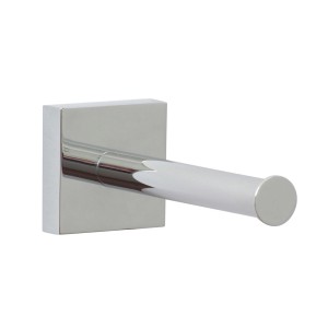 Portarotolo di ricambio tesa® EKKRO, cromato lucido, per montaggio a parete in bagno.
