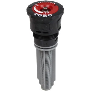 Ugello TORO per irrigazione interrata, regolabile da 8 a 15 metri.