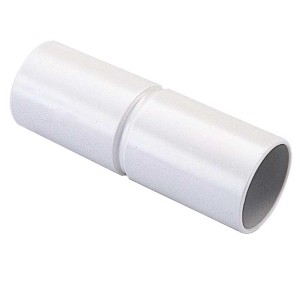 Raccordo per tubi t.b.t. bianco per accessori idraulici.