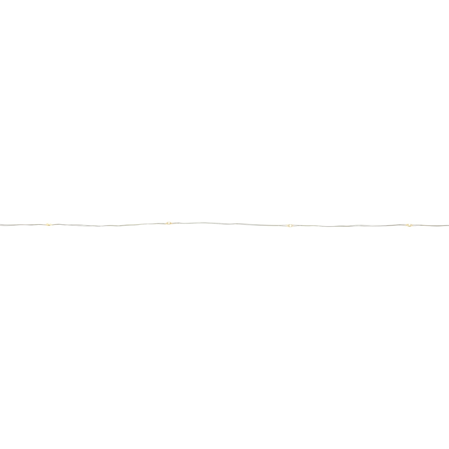 Catena luminosa solare Longo con 100 LED bianco caldo per esterni, lunghezza 11,9 m.