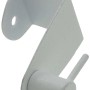 Supporto bianco per bastoni per tende a vetro da montare sul telaio della finestra.