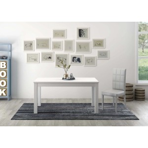 Tavolo allungabile da pranzo Firenze bianco 120x80x77 cm
