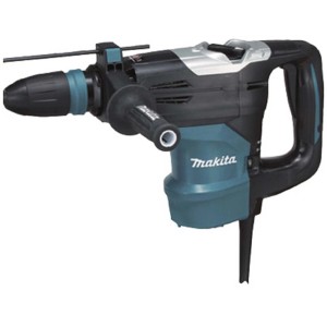 Martello perforatore Makita, blu e nero, per forare e scalpellare. Ideale per hobbisti e professionisti.