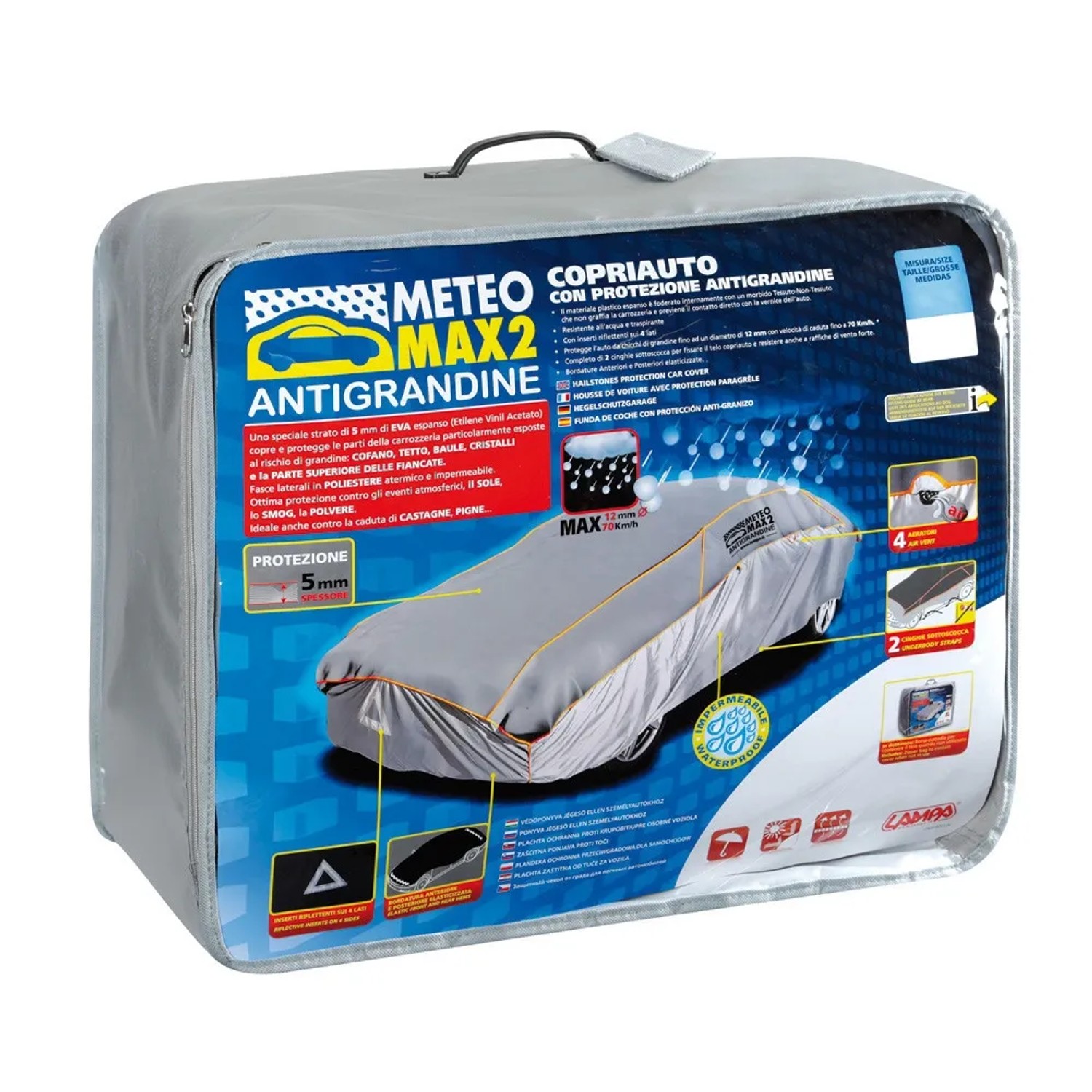 Confezione di una copertura auto antigrandine, marca t.b.t.