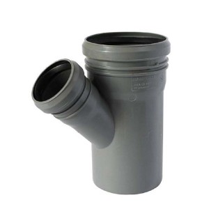 Tubo di derivazione HT grigio per tubi di scarico.