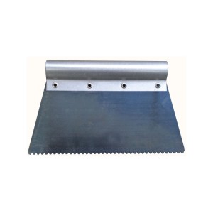 t.b.t. spatola dentata per muratori e piastrellisti.