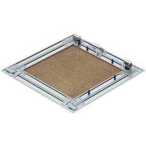 t.b.t. sportello di ispezione per cartongesso, vista dettagliata della costruzione.