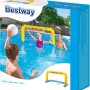 t.b.t. Gioco acquatico con porta e palla per divertimento in piscina.