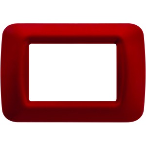 Cornice rossa t.b.t. per interruttori e prese