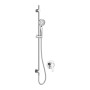 Set doccia incasso con asta scorrimento Idrostile cromo