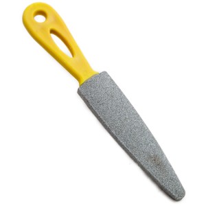 Pietre t.b.t. con manico giallo per Pialle e scalpelli.