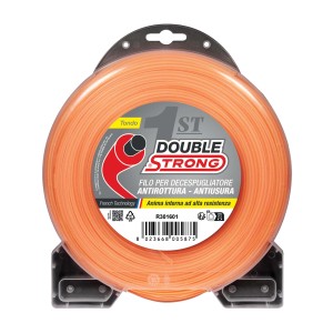 Filo arancione per decespugliatore su bobina.