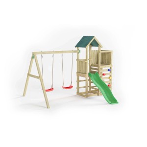 Gioco da giardino Chester con scivolo e altalene 308x335xh245 cm