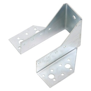 Scarpa per trave tipo A, 46x105 mm, zincata, per connettori e angolari in legno OBI.