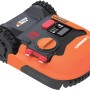 Worx Landroid M700 robot tagliaerba: Tosaerba automatico con copertura arancione e display digitale.
