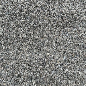 Primo piano di Ciottoli e granulati grigi.