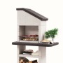 Barbecue a carbonella Palazzetti Dubai griglia 68x40 cm in cemento