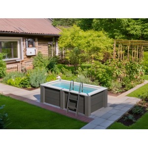Piscina fuori terra in composite rettangolare Gre Avantgarde Nova 315x175 H96 cm
