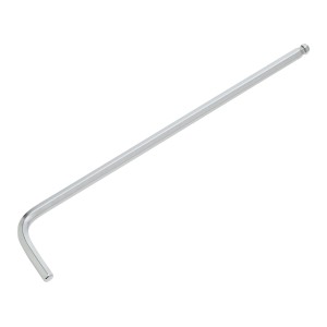 Chiave esagonale LUX Comfort 4 mm, chiave a brugola lunga con testa sferica in acciaio al cromo vanadio.