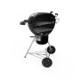 Weber Barbecue a carbone Master-Touch Premium E-5770, Ø 57 cm, nero. Grill con coperchio e ruote.