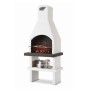 Barbecue a carbonella Palazzetti Pistoia griglia 67x40 cm in cemento