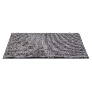 Tappeto da bagno Chenille 50x80 cm grigio antracite