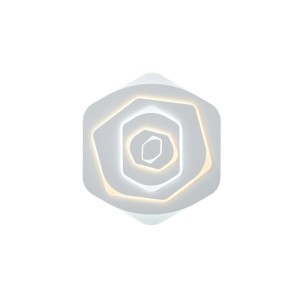 Plafoniera LED Rose 2850 lm 3000-6000K 50x45x6,5 cm bianco