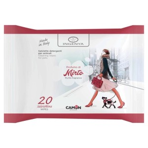 Salvietta igenica per cani mirto 20 pz