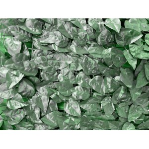 Tappeto di foglie verdi come schermo per la privacy per giardino e balcone.