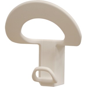 t.b.t. organizer per armadio, design in plastica bianca.