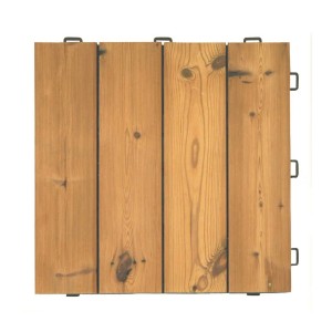t.b.t. Piastrella per terrazza in legno per esterni.
