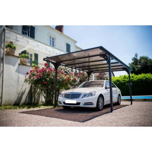 Tettoia in alluminio e policarbonato 300x480 cm