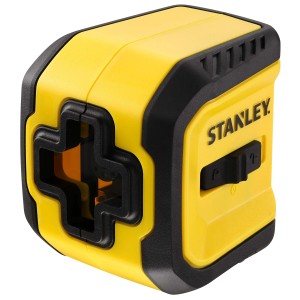 Livella laser a linee gialla Stanley t.b.t. per misurazioni precise.